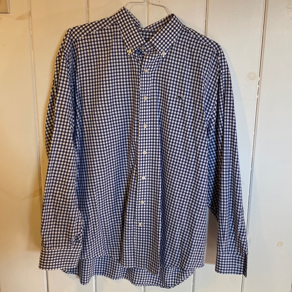 Checkered Vineyard Vibes Button Down Shirt